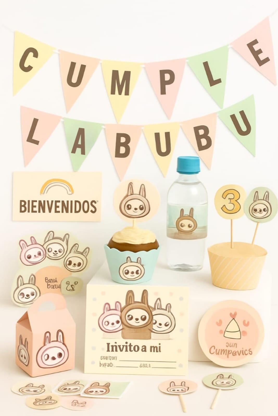 Kit Labubu – kit cumpleaños